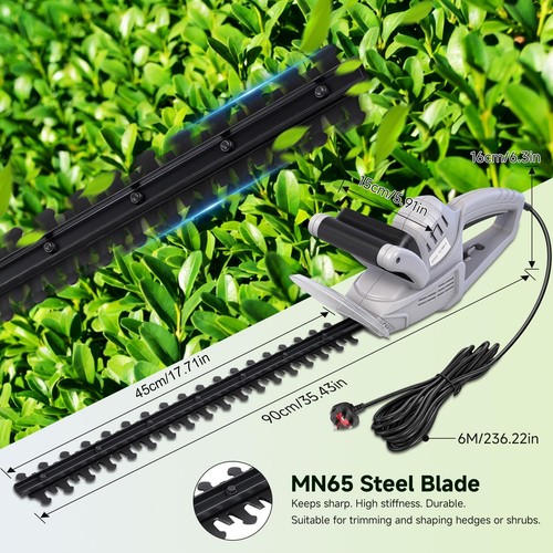 Electric corded hedge trimmer - corded,