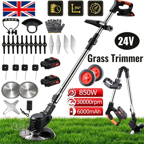 2battery 24v cordless strimmer - 24v,