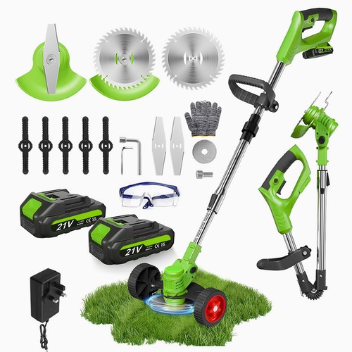 21v foldable cordless strimmer - 21v,